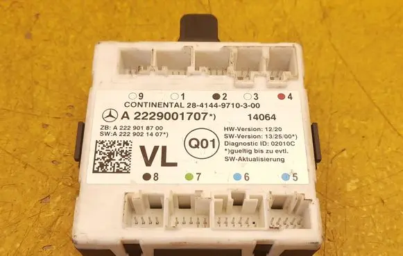 Mercedes-Benz S W222 Door control unit/module A2229001707 A2229018700