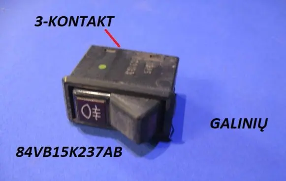 Fog light switch