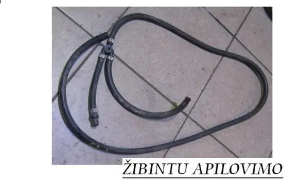Citroen C5 Headlight washer hose/pipe 