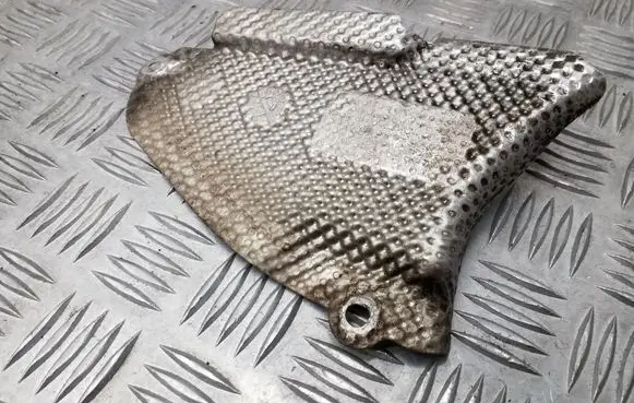Heat shield in engine bay
