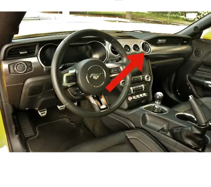 Ford Mustang VI Dash center air vent grill