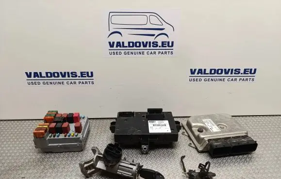 Fiat Ducato Engine ECU kit and lock set 55246596 1942B140 BC0104059G
