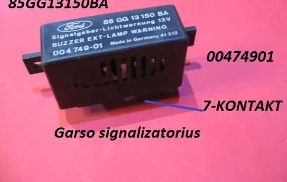 Ford Mondeo MK I Other relay 85GG13150BA 00474901