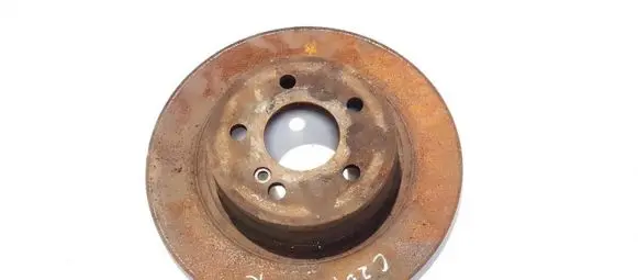 Mercedes-Benz C AMG W204 Rear brake disc neventiliuojamas