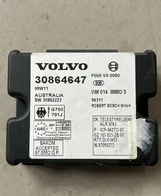 Volvo S40, V40 Immobilizer control unit/module 30862223 F005V00060 30864647