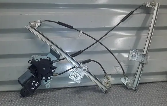 Volkswagen Lupo Front door window regulator with motor E3033026