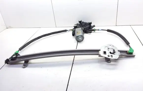 Ford Escort Front door window regulator with motor 91AB14553C