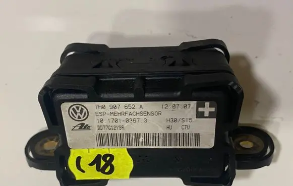 Audi Q7 4L ESP acceleration yaw rate sensor 7H0907652A