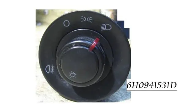 Volkswagen Transporter - Caravelle T5 Light switch 6H0941531D