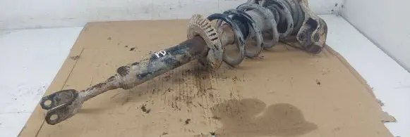 Front shock absorber with coil spring