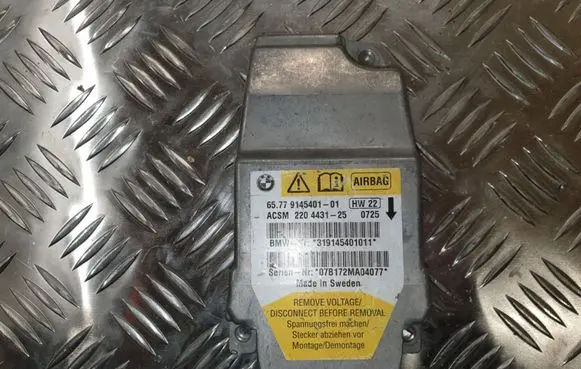 BMW 5 E60 E61 Airbag control unit/module 9145401