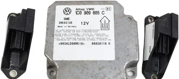Volkswagen PASSAT B5.5 Airbag control unit/module 1C0909605C 6Q0909606 5WK43130