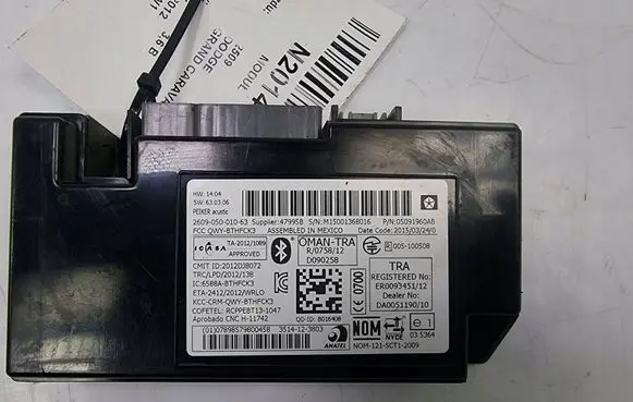 Peugeot Boxer Bluetooth control unit module 2012DJ8072