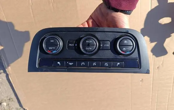 Volkswagen Sharan Climate control unit 7N0907044AT