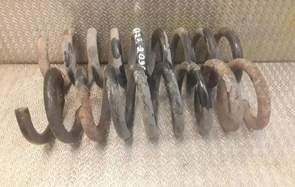 Mercedes-Benz C W203 Set of springs and shock absorbers (Front and rear)