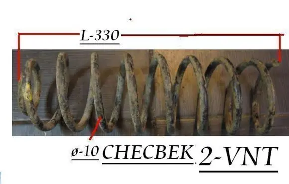 Volkswagen Polo III 6N 6N2 6NF Rear coil spring