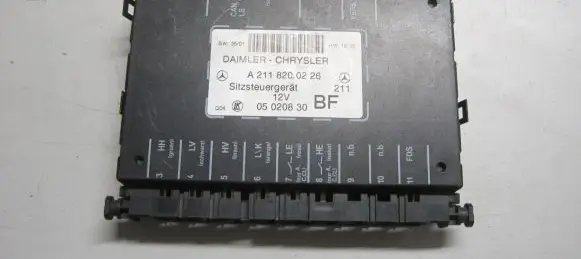 Mercedes-Benz E W211 Seat control module 2118200226