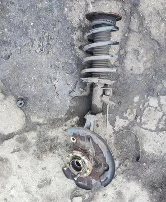 Ford Mondeo MK V Front shock absorber with coil spring MCPHERSON