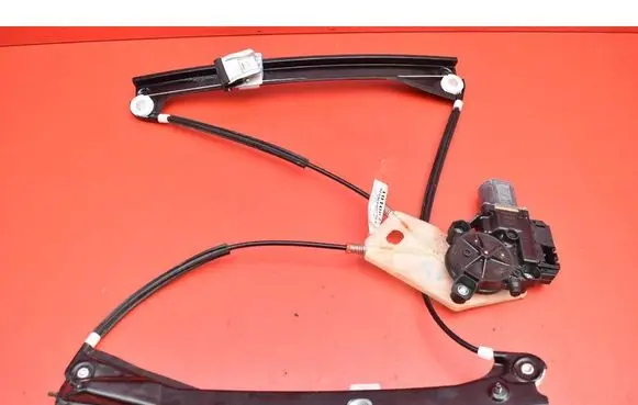 Front door window regulator with motor