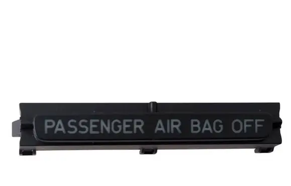 Passenger airbag on/off switch