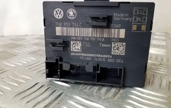 Volkswagen Sharan Door control unit/module 7N0959794C 7N0959795A