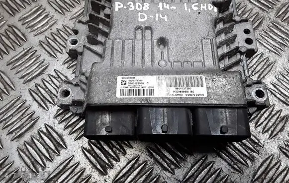 Peugeot 308 Engine control unit/module 9804127280 9666681180