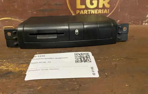 Peugeot 207 Ignition key card reader 9656713577