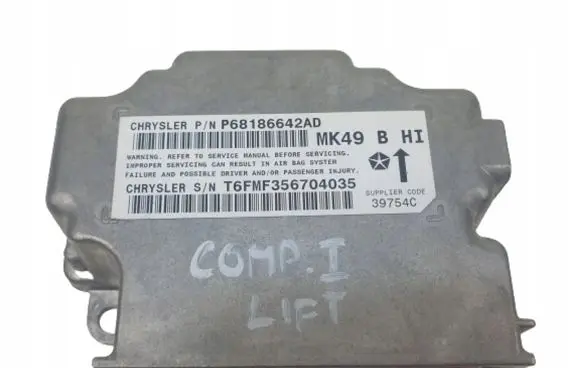 Jeep Compass Airbag control unit/module P68186642AD