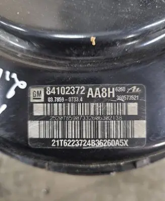 Opel Insignia A Brake booster 360573521 03785907334 84102372A
