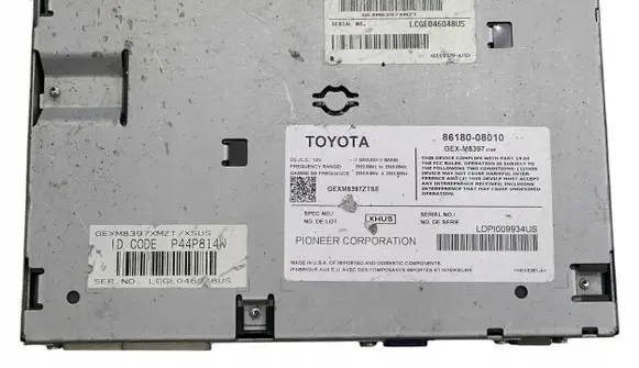 Toyota Yaris Other control units/modules 8618008010 GEXM8397