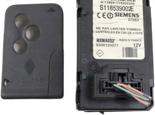 Renault Scenic II - Grand scenic II Ignition key card reader 8200125077 S118539002E
