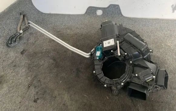 Interior heater climate box assembly