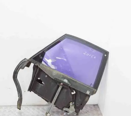 Rear window lifting mechanism without motor