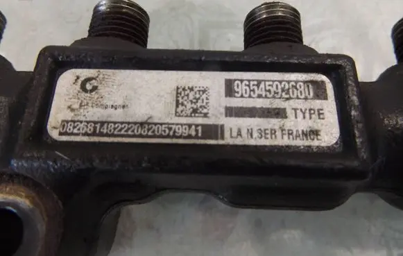 Citroen C4 Grand Picasso Fuel main line pipe 9654592680