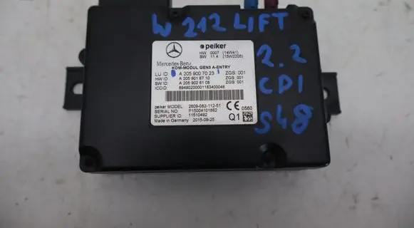 Mercedes-Benz E W212 Central body control module A2059007023