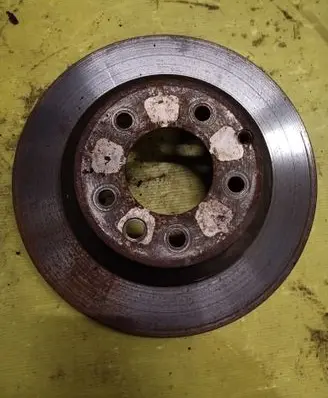 Volkswagen Touareg II Rear brake disc 09C88411