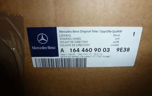 Mercedes-Benz ML W164 Steering wheel A1644609003