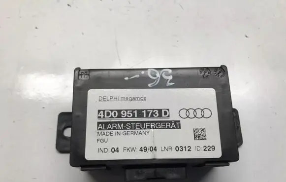 Audi A6 Allroad C5 Alarm control unit/module 4D0951173D