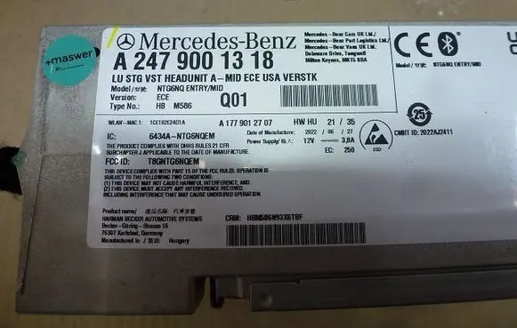 Mercedes-Benz GLE W167 Navigation unit CD/DVD player A2479001318