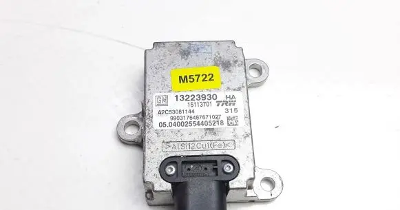 Opel Vectra C ESP acceleration yaw rate sensor 13223930 M5722