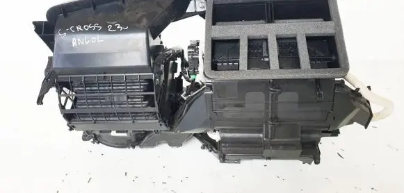 Interior heater climate box assembly