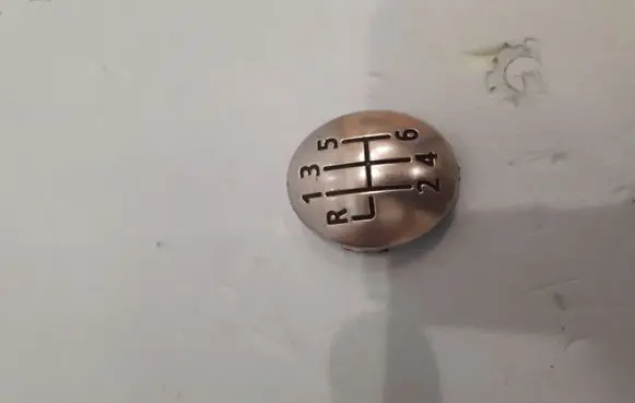 Renault Laguna II Gear lever shifter trim leather/knob