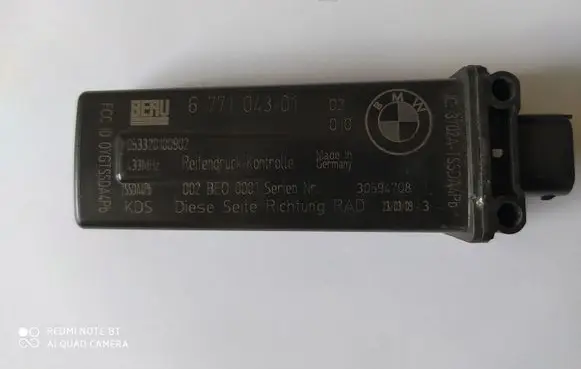 BMW 7 F01 F02 F03 F04 Tire pressure control unit 6771043