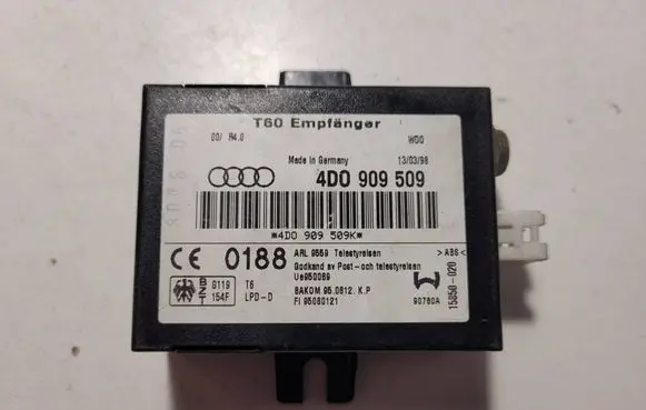 Audi A6 Allroad C5 Auxiliary heating control unit/module 4D0909509K 4D0909509
