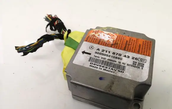 Mercedes-Benz E W211 Airbag control unit/module A2118704326 500505310890