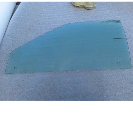 Audi Coupe Front door window/glass (coupe) 43R001026