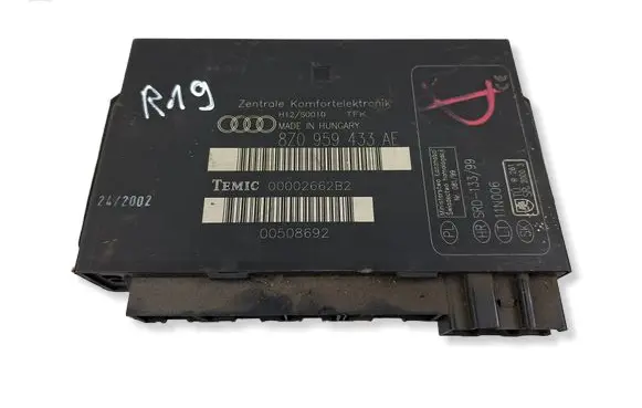 Audi A2 Comfort/convenience module 8Z0959433AE 00002662B2