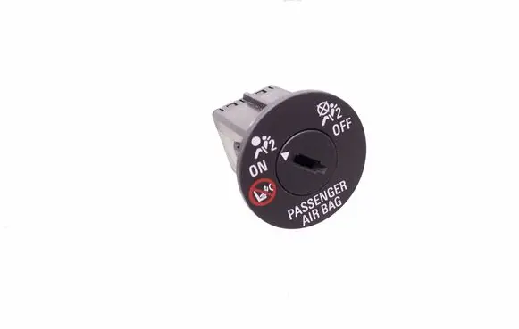Passenger airbag on/off switch