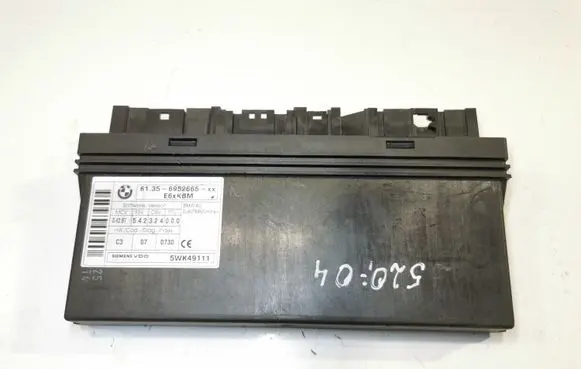 BMW 5 E60 E61 Comfort/convenience module 6952665