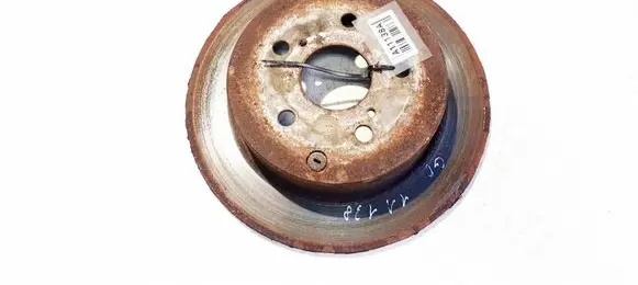 Toyota Corolla Verso AR10 Rear brake disc NEVENTILIUOJAMAS